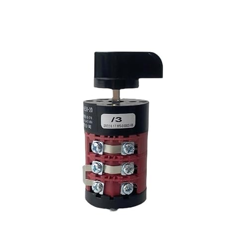Customize Cam Switch 0-7 Position 20A 660V 3 Poles Rotary Screws Manual Electrical Universal Changeover Interrupteur HZ5B-20/7/3