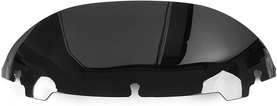 7" Black Windshield Windscreen Wind Splitter Fit For 2014-2022 Harley Davidson Touring Electra Glide Street Glide 2015 2016 2017 2018 2019 2020 2021 (Tint)