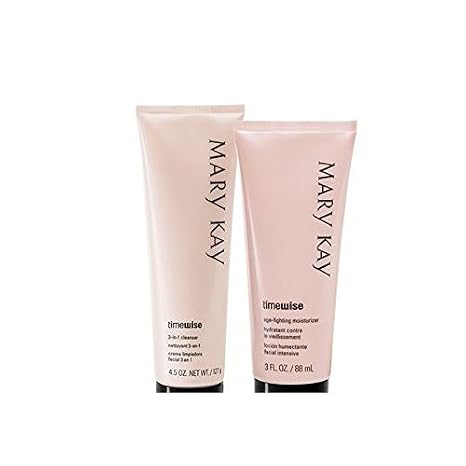 Mary Kay Timewise Age-fighting Moisturizer & 3 in 1 Cleanser Combination to Oily Skin Full Size Set