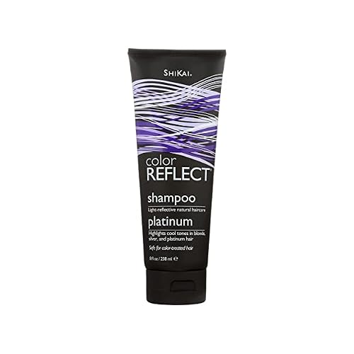 Shikai Color Reflect Platinum Shampoo 8oz, Pack of 2 | Highlights Cool Tones in Blonde, Gray & Platinum Hair | Gentle Cleanser Leaves Hair Shiny