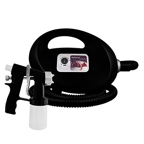 Naked Sun Fascination Professional Spray Tan Machine with Light and with HVLP Spray Tanning Gun by Naked Sun for Applying Bronze Self Tan Sunless Spray Solution and Training Course