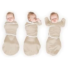 SwaddleDesigns unisex-baby Organic Baby Swaddle Sack With Wrap