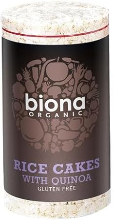 Biona Organic Rice Cakes with Quinoa 100g-12 Pack