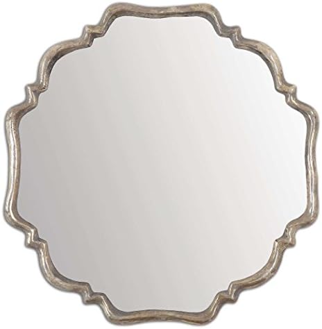 Uttermost 12849 Valentia Oxidized Silver Wall Mounted Mirror