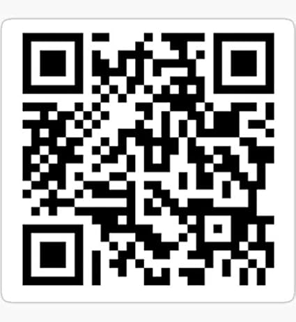 Rick Roll Qr Code Sticker - Sticker Graphic - Waterbottles, Hydroflask, Laptops, Notebooks, Cell Phones, Bumpers, Windows, Locker Sticker