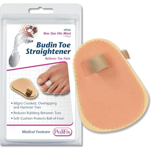 Pedifix Toe Straightener Gentle Toe Alignment Support for Hammer Toes, Crooked or Overlapping Toes One Size Fits Most - Bulk Pack of 12