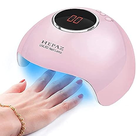 Nail Lamp for Gel Polish,36W 15 LED Professional Nail Dryer UV LED Nail Lamp with 3 Timer Setting,Professional Nail Art Tools With Automatic Sensor, LCD Display, Memory and Pause Timer Function