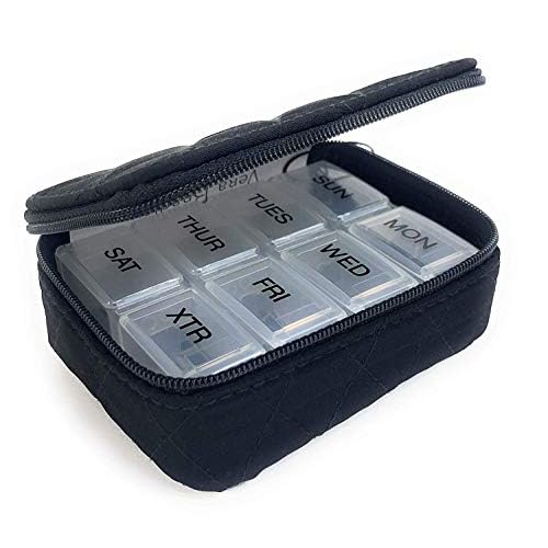 Vera Bradley Travel Pill Case Classic Black