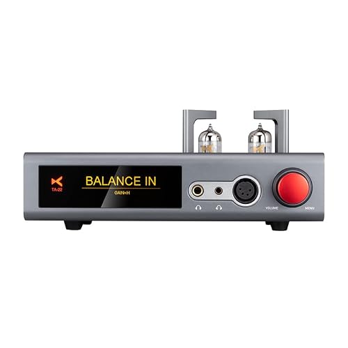 Xduoo TA-22 ES9038Q2M*2 DSD256 HD Bluetooth PCM 32 bit/384 kHz Balance Output High Performance DAC/Tube Balance Headphone Amplifier