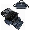 Medical Bag Empty First Aid Bag Emergency Responder Bag Professional First Aid Kits Storage with Inner Dividers and No-Scratch Bottom,Trauma Bag for Home Health