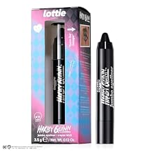 Lottie London x Harley Quinn Jumbo Eyeliner, Buttery Black jumbo eyeliner pencil with a rich pigment and color pay off for an effortless smokey eye look
