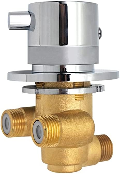 Thermostatic Shower Valve Brass Shower Mixer tap Thermostatic Mixing Valves 1 Way Output Valve Faucets Wall Mounted Cold&Hot Water Mixing