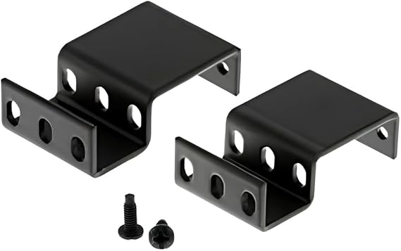 CablesAndKits 1RU Recessed Rack Adapter, 3 Inch Extension, 25 lb Capacity