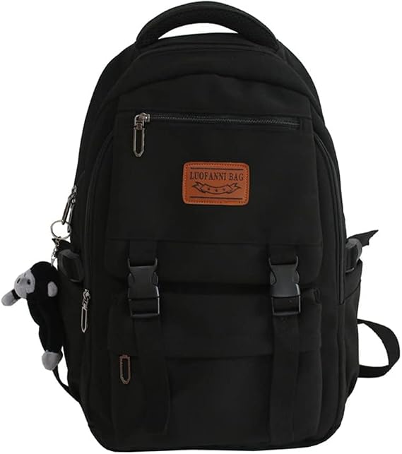 Casual Backpack Large Capacity Gorilla Backpack Waterproof Camping Hiking Travel College Laptop Travel Man Woman 2024 (Black)