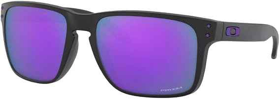 Oakley Holbrook XL Sunglasses Matte Black with Prizm Violet Lens 59mm
