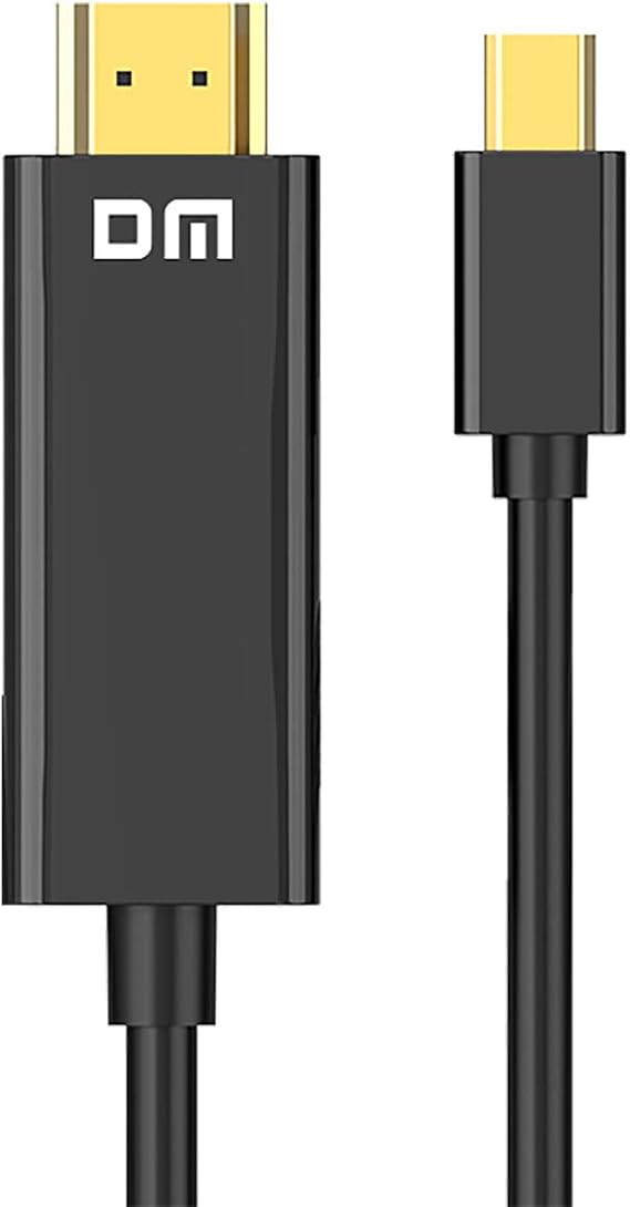 DM CHB039 4K 30Hz Mini Displayport to HDMI Görüntü Aktarma Kablosu 1.8 Metre