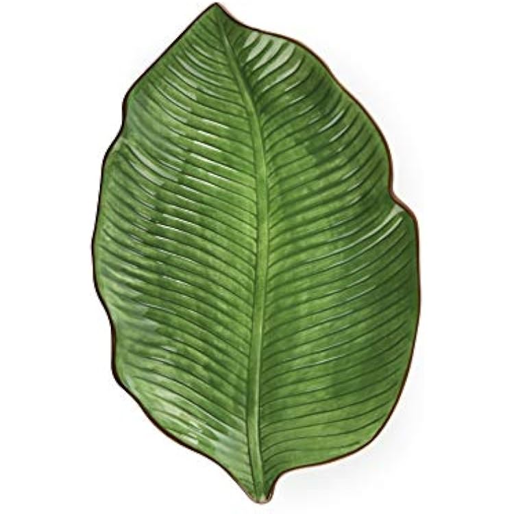 Excelsa Leaf Leaf Plate 27 cm