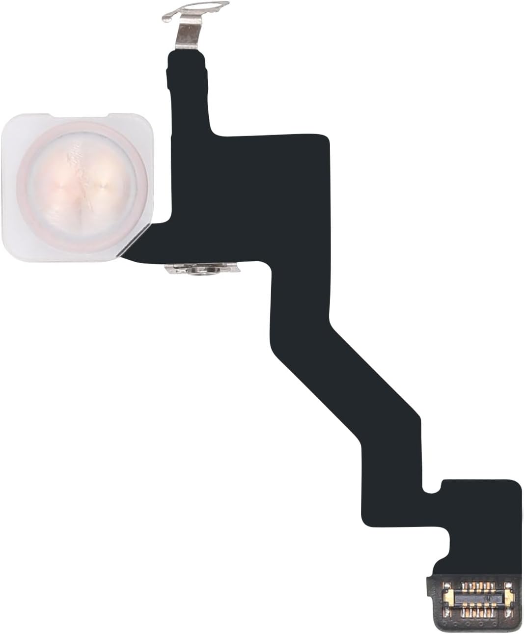Flash Light Flex Cable Replacement for iPhone 13 Repair Flashlight Part Fix Silent Switch with Pre-Installed Metal Bracket Holder for iPhone13 A2631, A2633, A2634, A2635, A2482