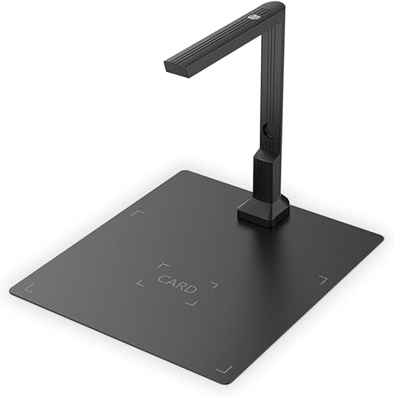 A4 Compatible Document Scanner, Foldable, 11 Million Pixels, 1 Second High-Speed Scan, Calligraphy Camera, OCR Letter Recognition, PDF Conversion, Automatic Correction, USB Connection, Compact