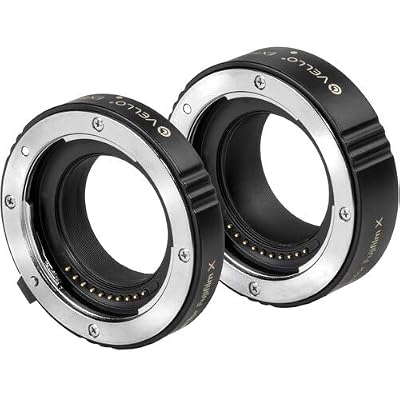 Vello Deluxe Auto Focus Extension Tube Set for FUJIFILM X-Mount, Version II