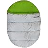 Alcott Adventure Sleeping Bag for Dogs, Small, Green/Grey