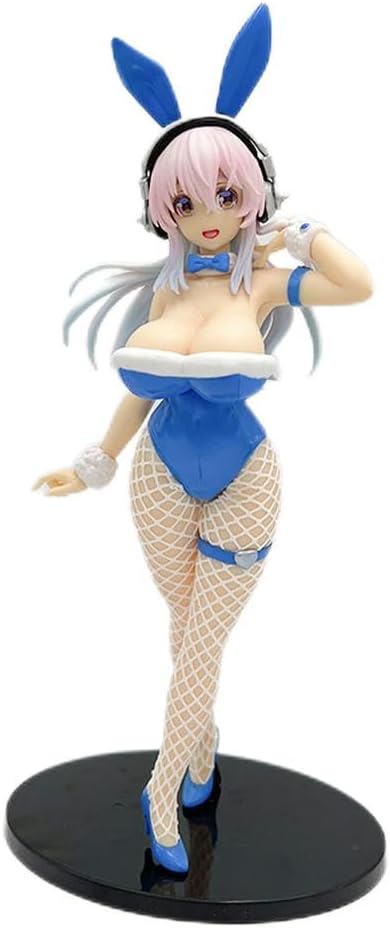 30cm.Super Sonico Bunny Girl Anime Figur mit SUPERSONICO Action Figur Sammlung Modell Puppe Spielzeug