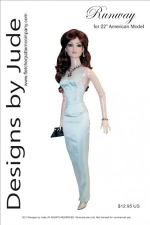 Runway Printed Sewing Pattern for 22" American Model Tonner Doll