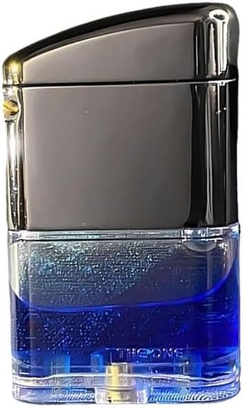 Retro flip top antique classic flame lighter, windproof kerosene lighter, large capacity visible transparent tank grinding wheel lighter, unique birthday gift(Black)