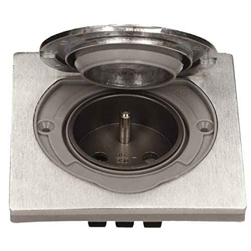 Double Sealed Socket Block for Floor or worktop. Orno
