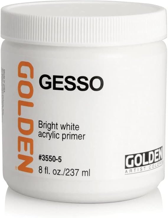 Golden Acrylic Gesso - 8 oz Jar