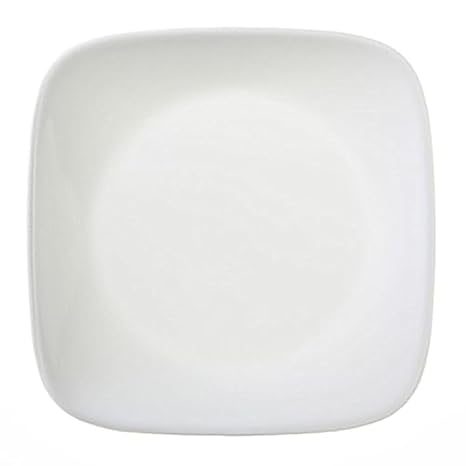 Corelle Square Pure White 6-1/2 Plate (Set of 4)