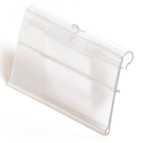 2.5 L X 1.25 H Flip Scan Hook Label Holder - Hook Scanner Plates - 100 Pack