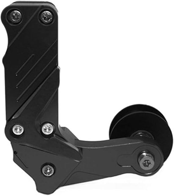 Universal Motorcycle Chain Tensioner CNC Aluminum Alloy Withstand Motorcycle Chain Regulator Black