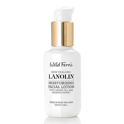 Wild Ferns Lanolin Moisturising Facial Lotion, 97% Natural, 100 milliliters