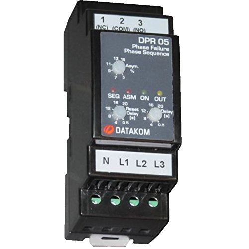 DPR-05 Motor Protection Controller, L-N, Asymmetry