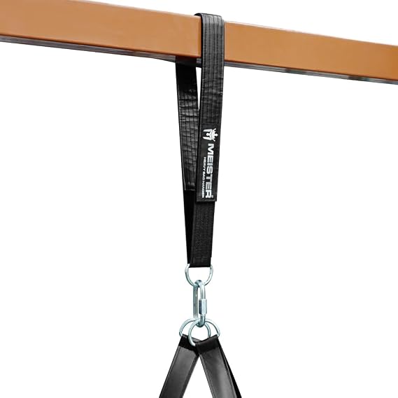 Meister Heavy Bag Hanger Strap Mount for Boxing & MMA Punching Bags - Black