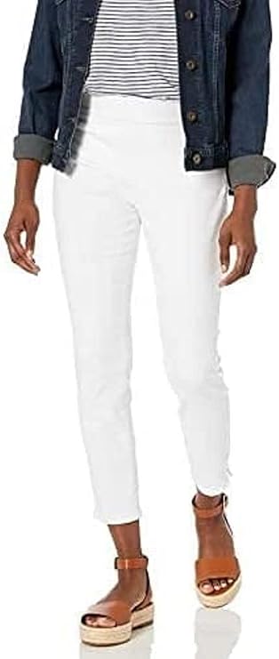 NYDJ Womens Petite Skinny Ankle Pull-on Jeans | Slimming & Flattering Fit