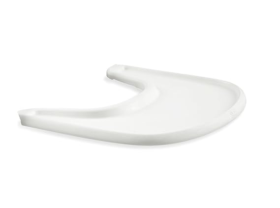 Stokke Tray, White | Compatible with Tripp Trapp Baby Set, Dedicated Space for Snacks and Play, Easy to Clean for Quick Spills, Baby Essentials