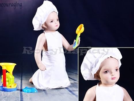 (MZ-ANN1) ROXYDISPLAY Realistic Child Mannequin. Child Toddler Kneeling Pose.Fiberglass Construction. Fleshtone Color.