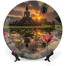 Sukhothai - Thailand Decorative Plate Bone China Dinner Plates for Home Office Kitchen 7inch