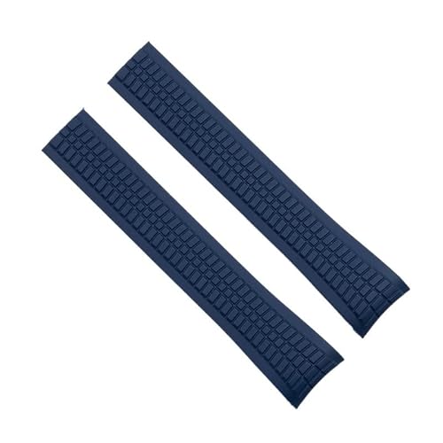 SXWVSDHY 21mm Silicone Rubber Watchband For Patek Strap For Aquanaut Philippe Series 5164a 5167a 5968a Watch Band, Navy Blue, Dsb42