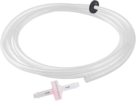 Giraffe Bottle Replacement Tube/Valve Kit for Tower Hands Free System, 15 inch Neck