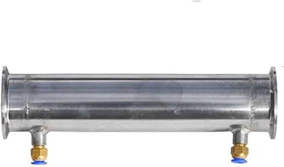Distiller Column Dephlegmator 2"(OD51mm)304 Stainless Steel Reflux Condenser Height 195mm Distillation Column, 1pcs (Color : 195mm)