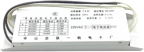 2G11 H Tube Electronic Ballasts Universal 24W 36W 40W 55W Fluorescent Lamp Rectifier AC220V 1 Output(36-55W Universal)