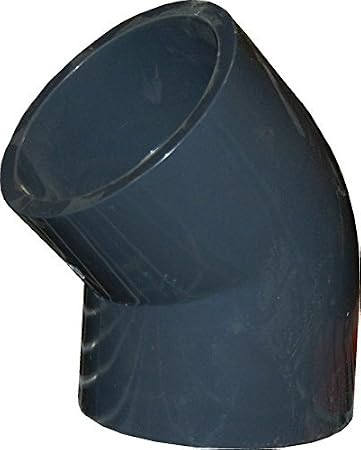 ERA Sch 80 PVC 1-1/2 Inch 45 Degree Elbow, Pack of 4 Elbows