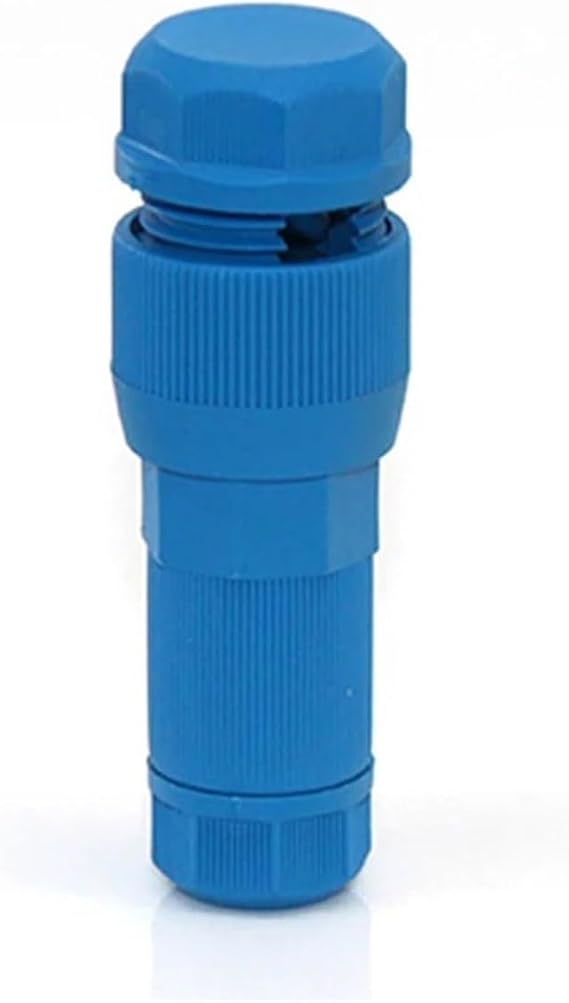 Piercing Quick Connector for Outdoor Lighting Fixtures with Piercing Type Waterproof Crimp Wiring Terminal(CPT2-blue,10 PCS)