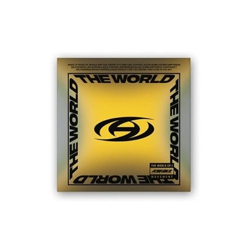 ATEEZ THE WORLD EP.1 : MOVEMENT Album DIARY Version 1p Folding Lyrics Poster On Pack+72p Photobooklet+1ea Sticker+1p ID Card+1p PhotoCard+Tracking Sealed