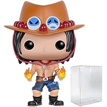 POP One Piece - Portgas D. Ace Funko Pop! Vinyl Figure (Bundled with Compatible Pop Box Protector Case) Multicolor 3.75 inches