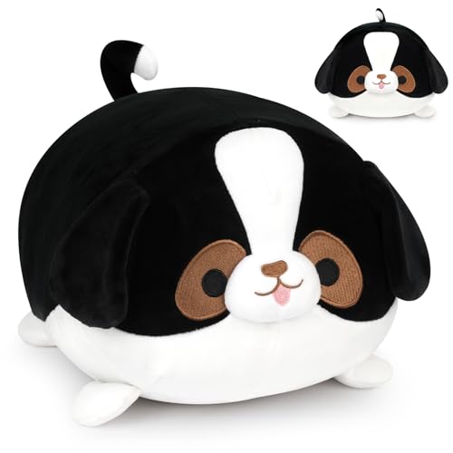 Bernese Mountain Dog Stuffed Animal,13 Inch Dog Plush Pillow,Cute Big Bernese Mountain Dogs Plush Toys,Soft Sleep Hugging Pillow Anime Kawaii Puppy Stuffed Animal Gifts for Kids Boys Girls