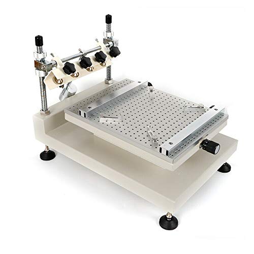 3040 Solder Paste Printer,SMT Screen PCB Stencil Printer Manual Stencil Printe Solder Paste Printer Adjustable Height Printer for Packaging Advertising Printing Size 250X400mm